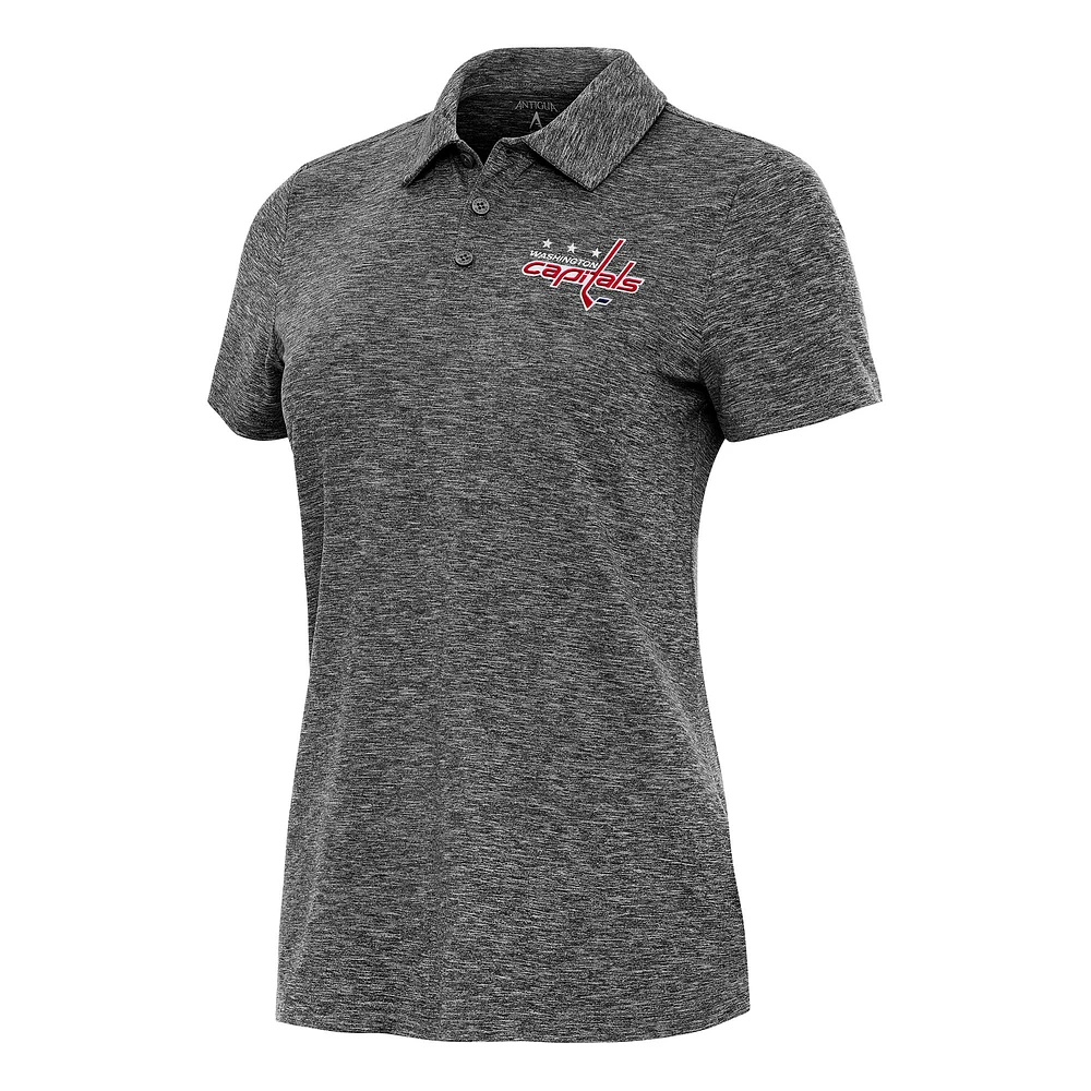 Women's Antigua Heather Washington Capitals Matter Polo