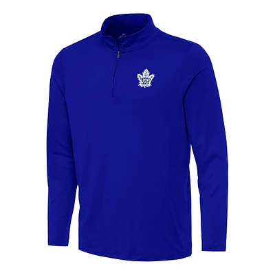 Men's Antigua Royal Toronto Maple Leafs Reprocess Quarter-Zip Top