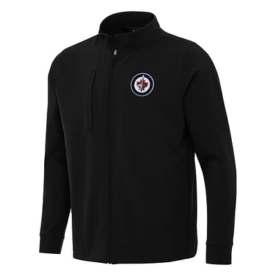 Men's Antigua Winnipeg Jets Regard Full-Zip Jacket