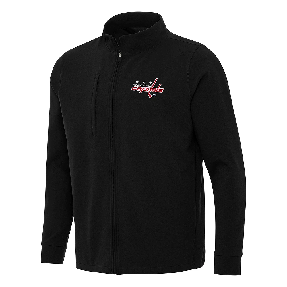 Men's Antigua Washington Capitals Regard Full-Zip Jacket