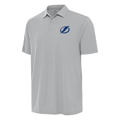 Men's Antigua Gray Tampa Bay Lightning Era Polo