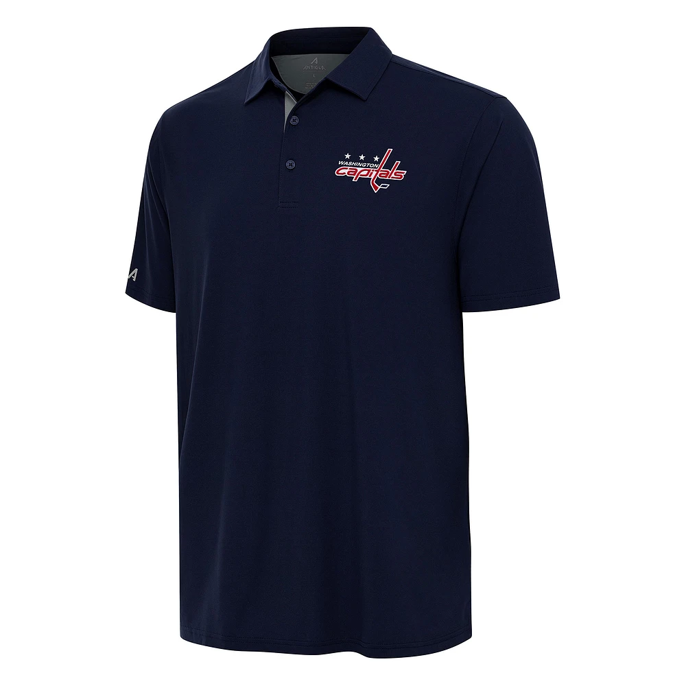 Men's Antigua Navy Washington Capitals Era Polo