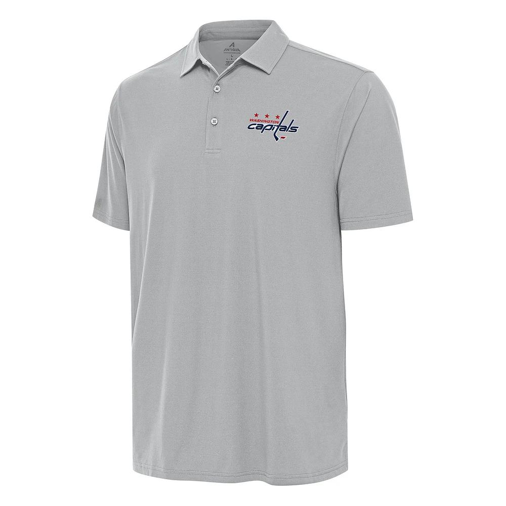 Men's Antigua Gray Washington Capitals Era Polo
