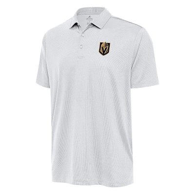 Men's Antigua White Vegas Golden Knights Ellipse Polo