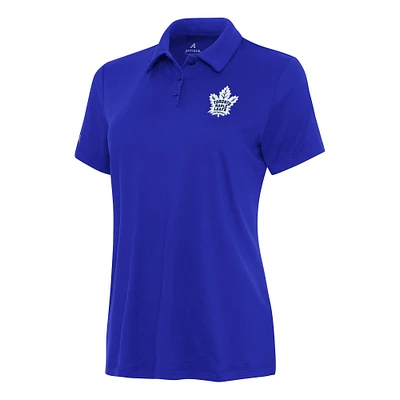 Women's Antigua Royal Toronto Maple Leafs Reprocess Polo