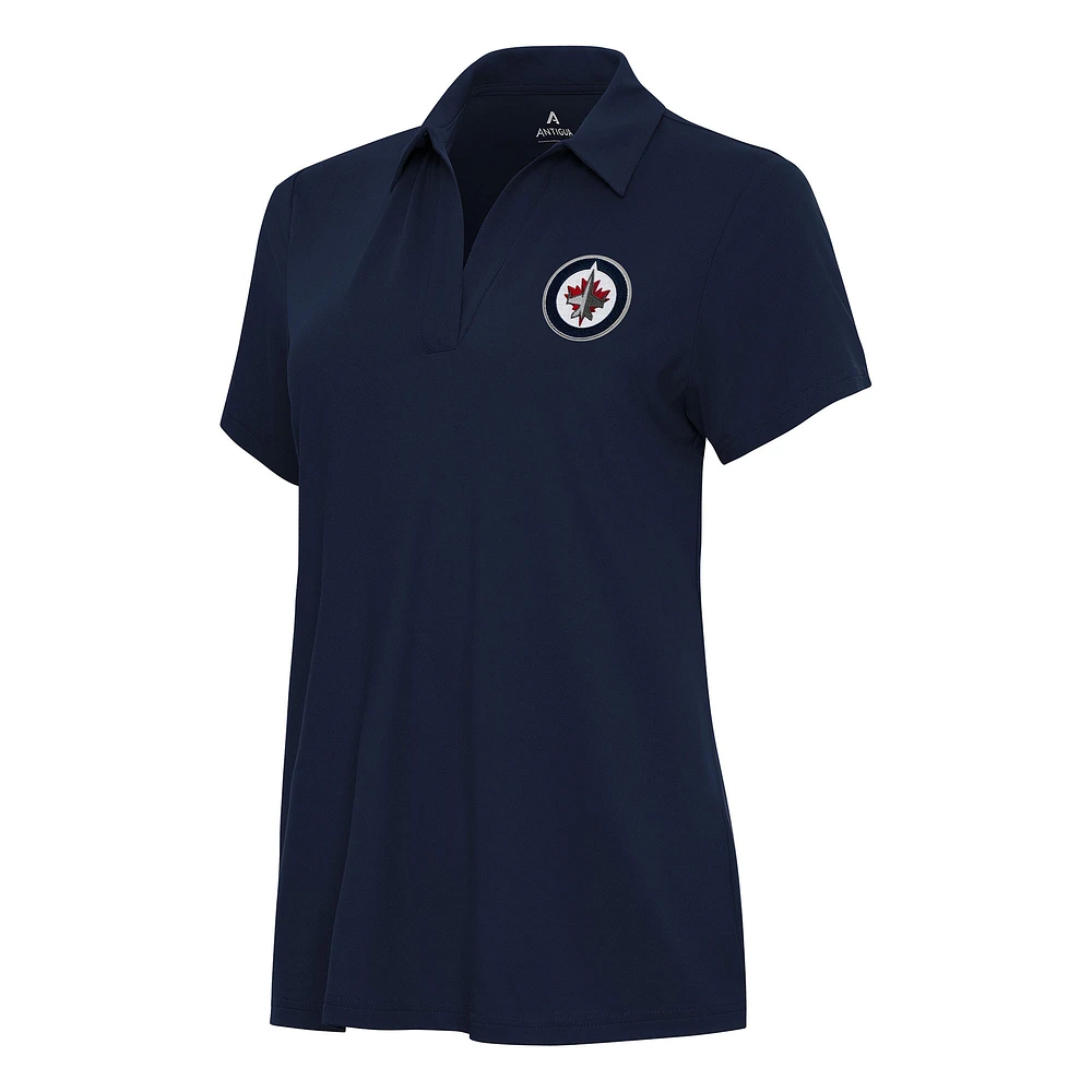 Women's Antigua Navy Winnipeg Jets Era Polo