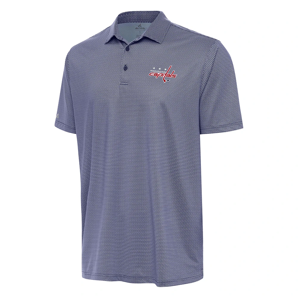Men's Antigua Navy/White Washington Capitals Rings Polo
