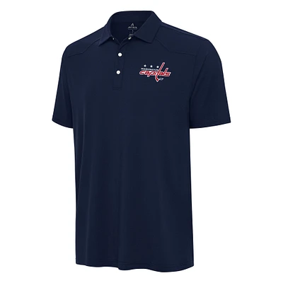 Men's Antigua Navy Washington Capitals Western Polo