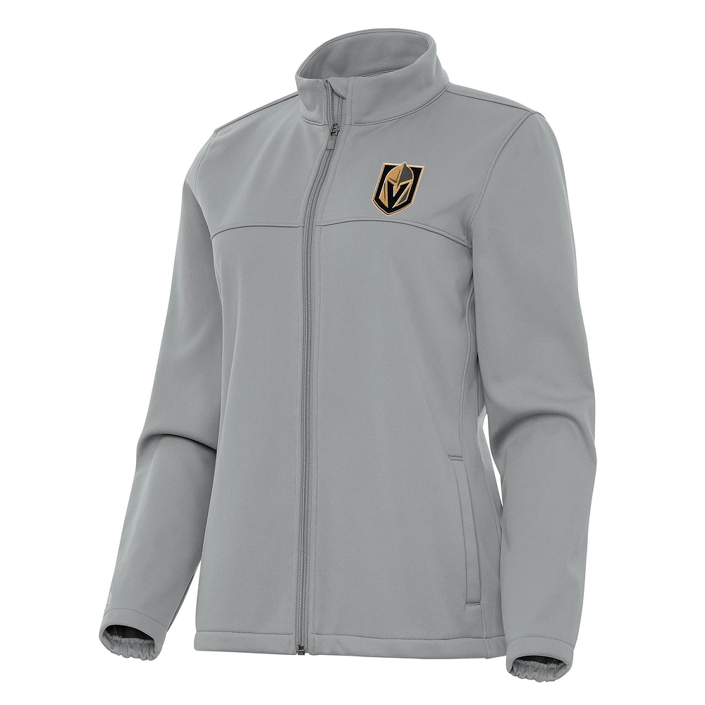 Women's Antigua Vegas Golden Knights Links 2 Full-Zip Golf Jacket