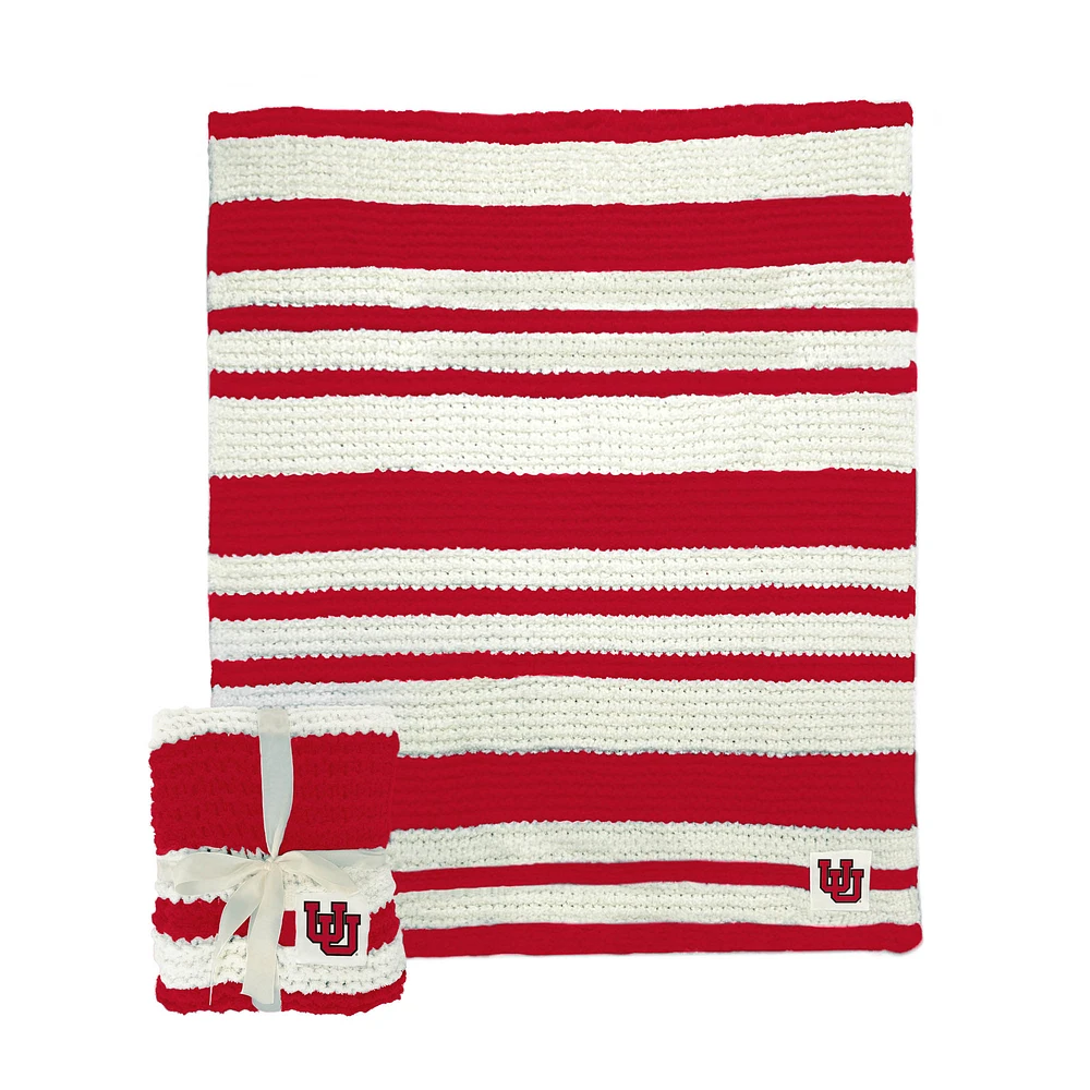 Utah Utes 50" x 60" Cable-Knit Throw Blanket
