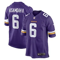 Men's Nike Brian Asamoah II  Purple Minnesota Vikings  Game Jersey