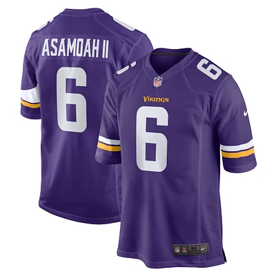 Men's Nike Brian Asamoah II  Purple Minnesota Vikings  Game Jersey