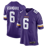 Men's Nike Brian Asamoah II  Purple Minnesota Vikings  Game Jersey