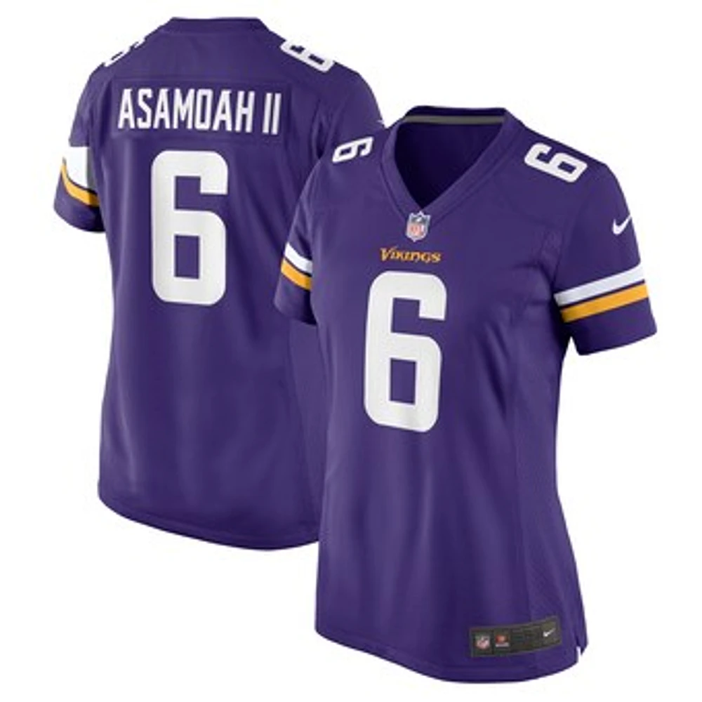 Women's Nike Brian Asamoah II  Purple Minnesota Vikings  Game Jersey