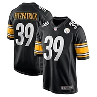 Men's Nike Minkah Fitzpatrick  Black Pittsburgh Steelers  Game Jersey