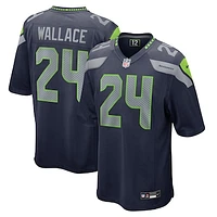 Men's Nike K'Von Wallace  College Navy Seattle Seahawks  Game Jersey