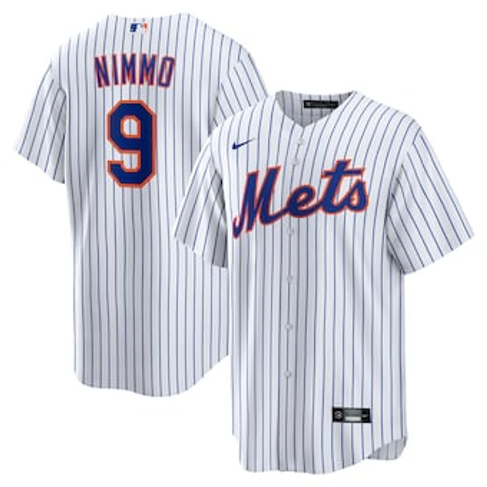 Men's Nike Brandon Nimmo White New York Mets Home Replica Jersey