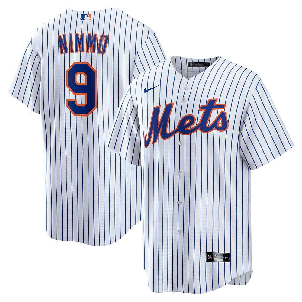 Men's Nike Brandon Nimmo White New York Mets Home Replica Jersey