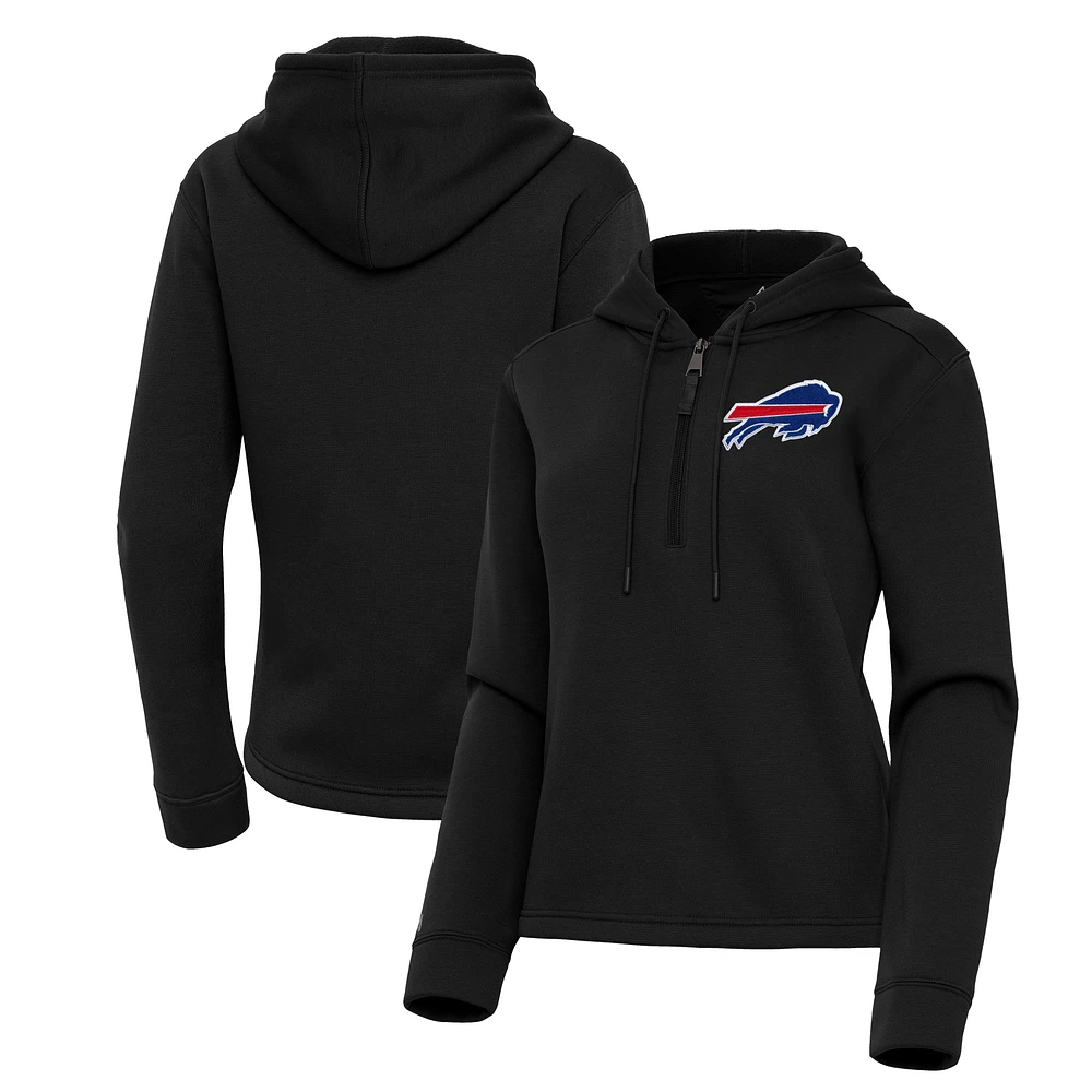 Women's Antigua Buffalo Bills Contemporary Quarter-Zip Hoodie