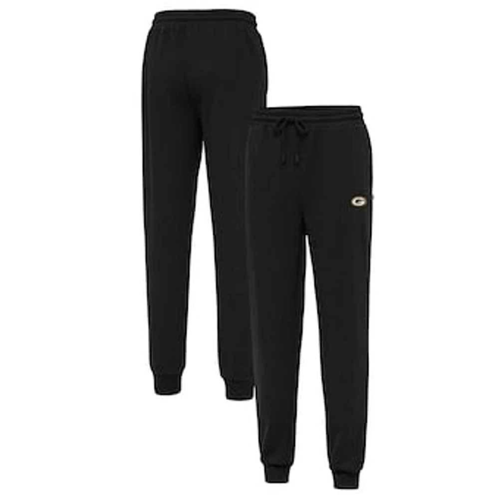 Men's Antigua Black Green Bay Packers Idol Jogger Pants