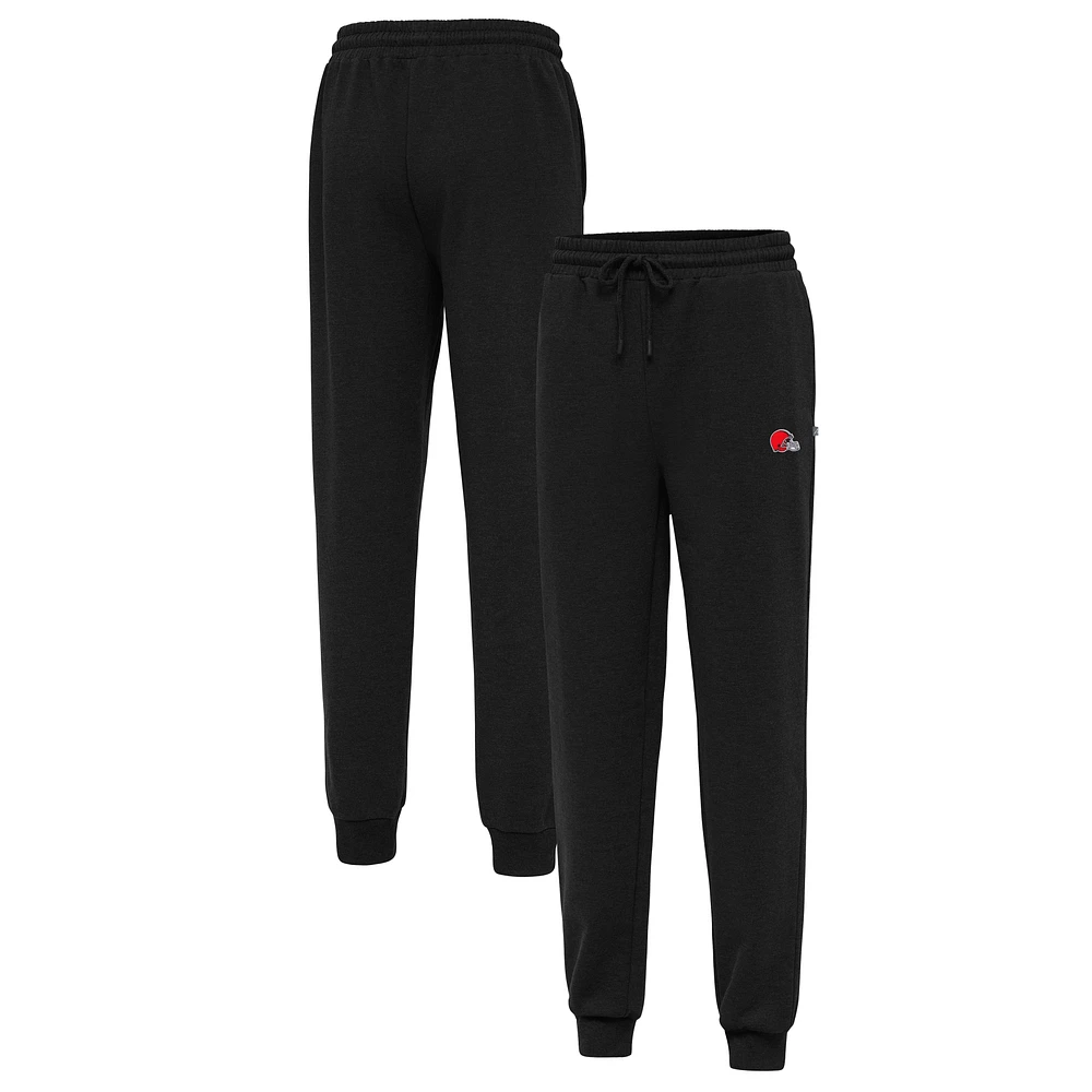 Men's Antigua Black Cleveland Browns Idol Jogger Pants