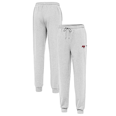 Men's Antigua Heather Gray Tampa Bay Buccaneers Idol Jogger Pants