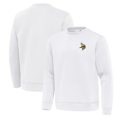Men's Antigua Minnesota Vikings Relevant Lightweight Pullover Sweatshirt