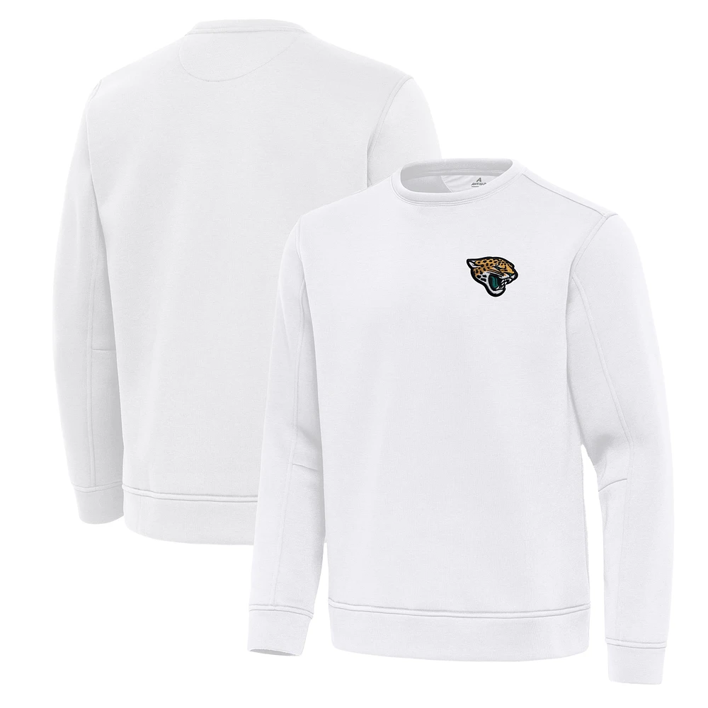 Men's Antigua Jacksonville Jaguars Relevant Lightweight Pullover Sweatshirt