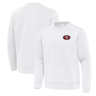 Men's Antigua San Francisco 49ers Relevant Lightweight Pullover Sweatshirt