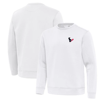 Men's Antigua Houston Texans Relevant Lightweight Pullover Sweatshirt