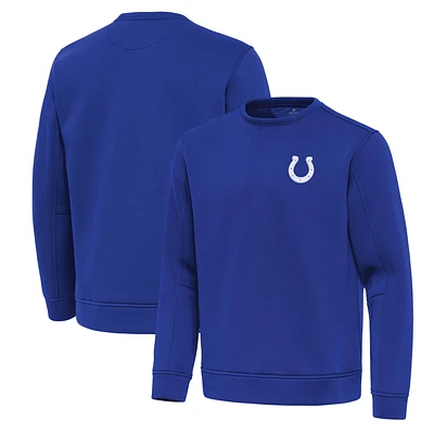 Men's Antigua Royal Indianapolis Colts Relevant Lightweight Pullover Sweatshirt