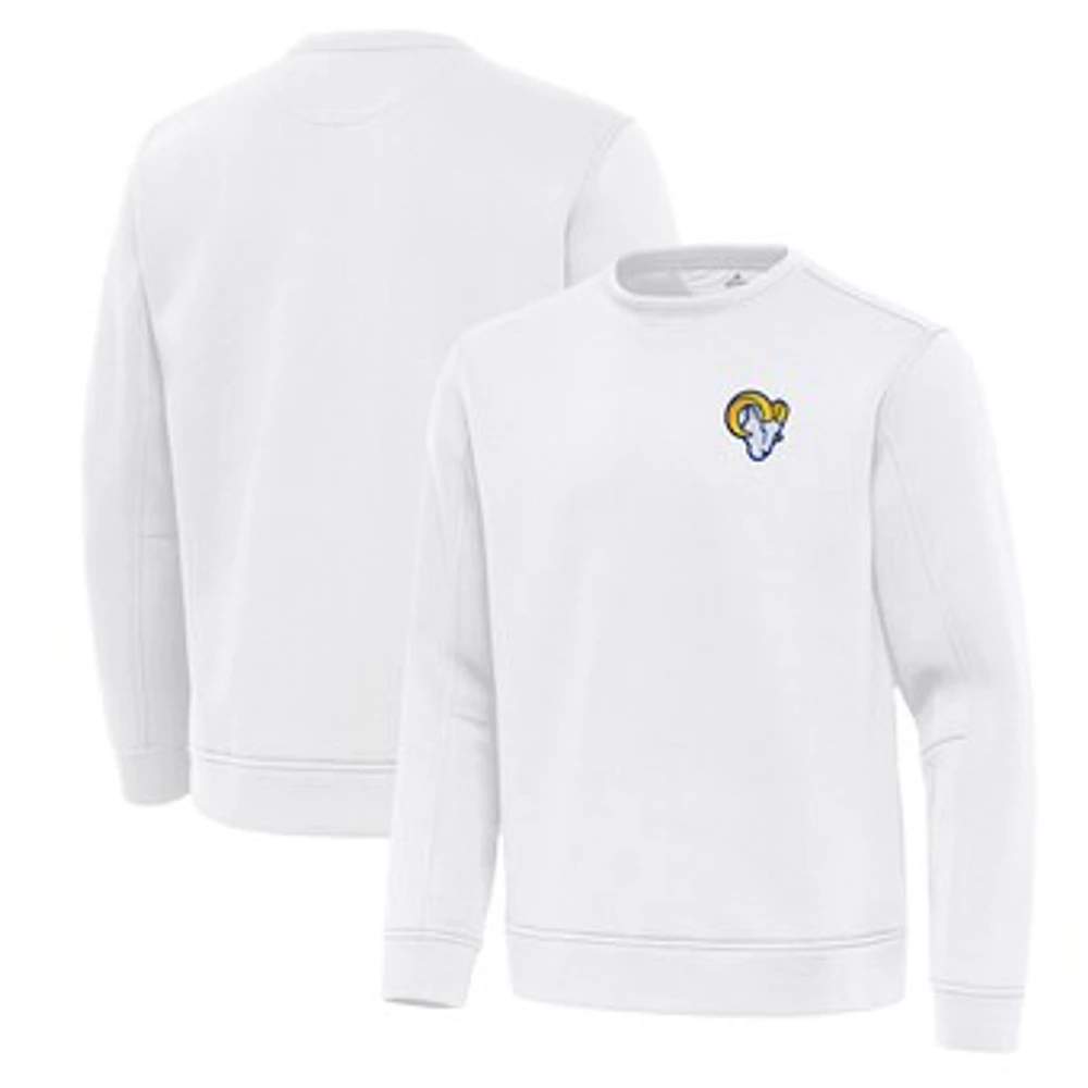 Men's Antigua Los Angeles Rams Relevant Lightweight Pullover Sweatshirt