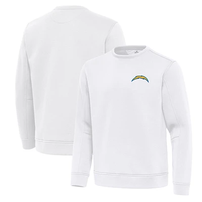 Men's Antigua Los Angeles Chargers Relevant Lightweight Pullover Sweatshirt