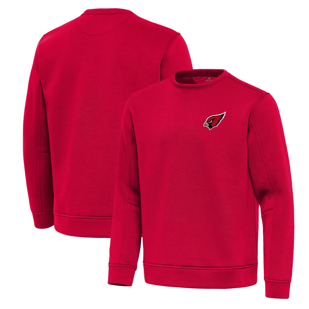 Men's Antigua Red Arizona Cardinals Relevant Lightweight Pullover Sweatshirt