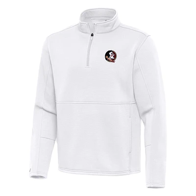 Men's Antigua Florida State Seminoles Twist Quarter-Zip Pullover Jacket
