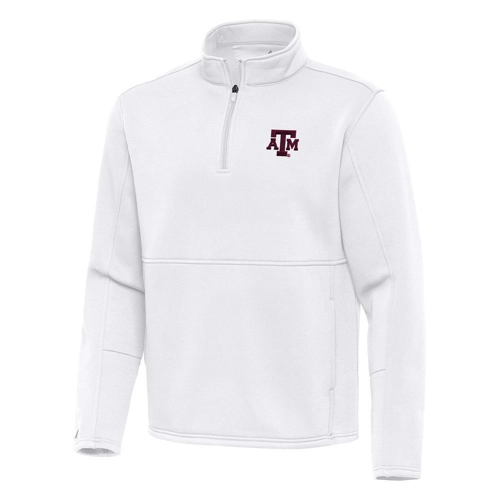 Men's Antigua Texas A&M Aggies Twist Quarter-Zip Pullover Jacket