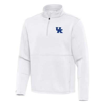 Men's Antigua Kentucky Wildcats Twist Quarter-Zip Pullover Jacket
