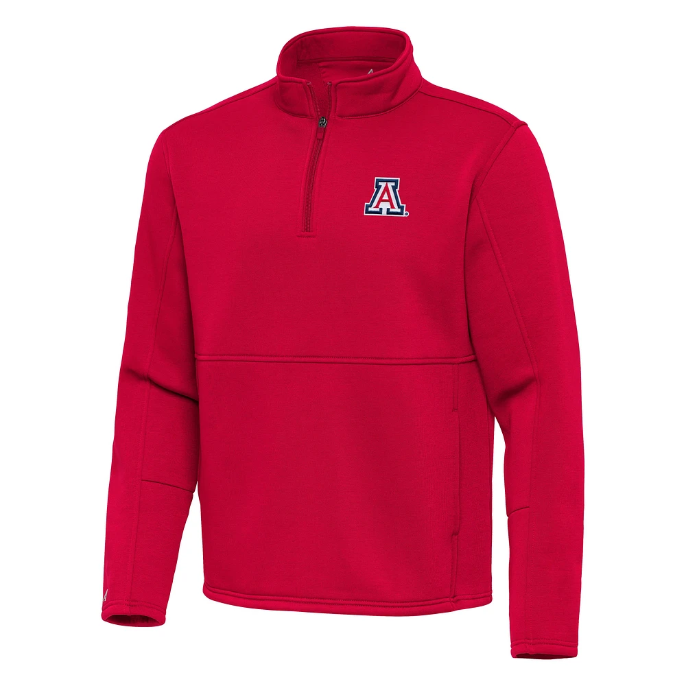 Men's Antigua Arizona Wildcats Twist Quarter-Zip Pullover Jacket