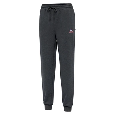 Men's Antigua Heather Charcoal UConn Huskies Idol Jogger Pants