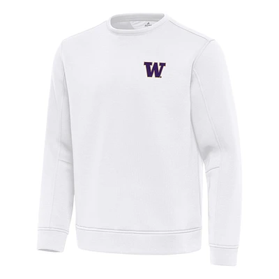 Men's Antigua Washington Huskies Relevant Lightweight Pullover Sweatshirt