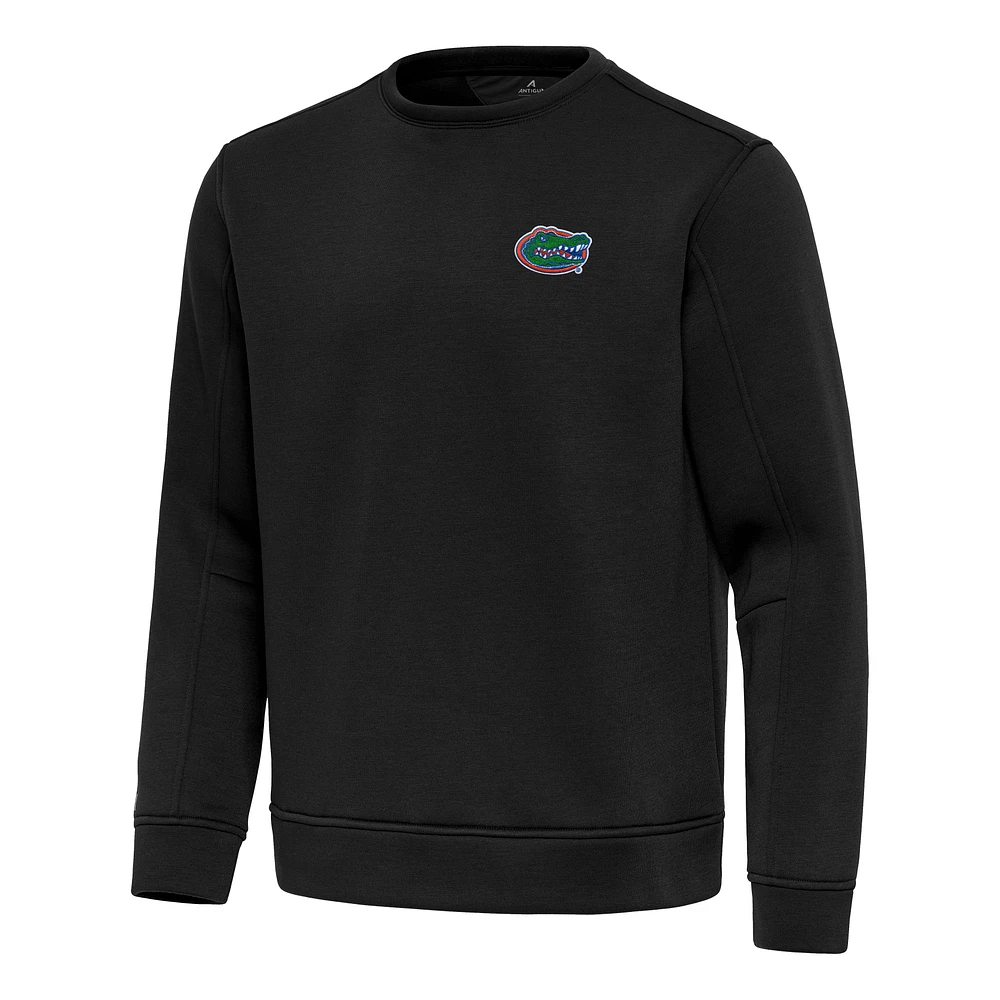 Men's Antigua Black Florida Gators Relevant Lightweight Pullover Sweatshirt
