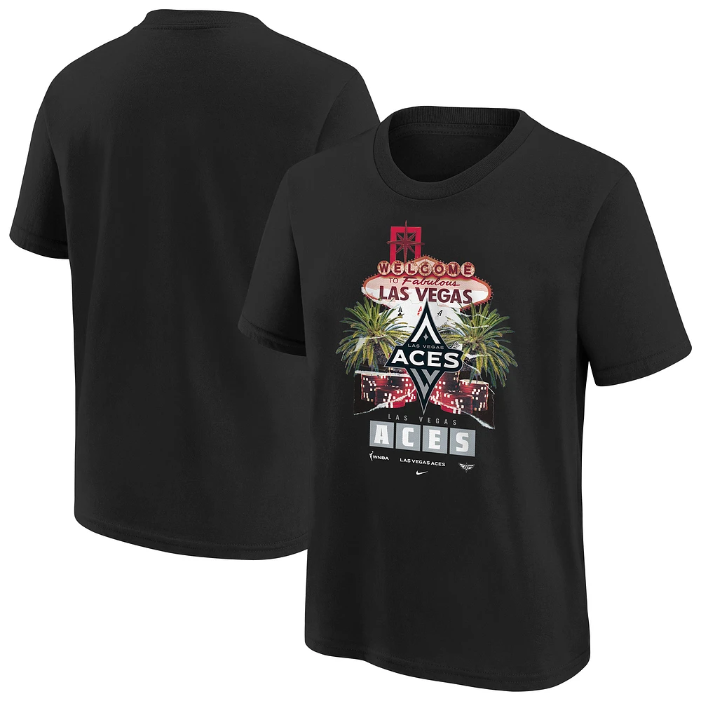 Youth Nike Black Las Vegas Aces Original Content T-Shirt
