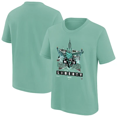 Youth Nike Mint New York Liberty Original Content T-Shirt