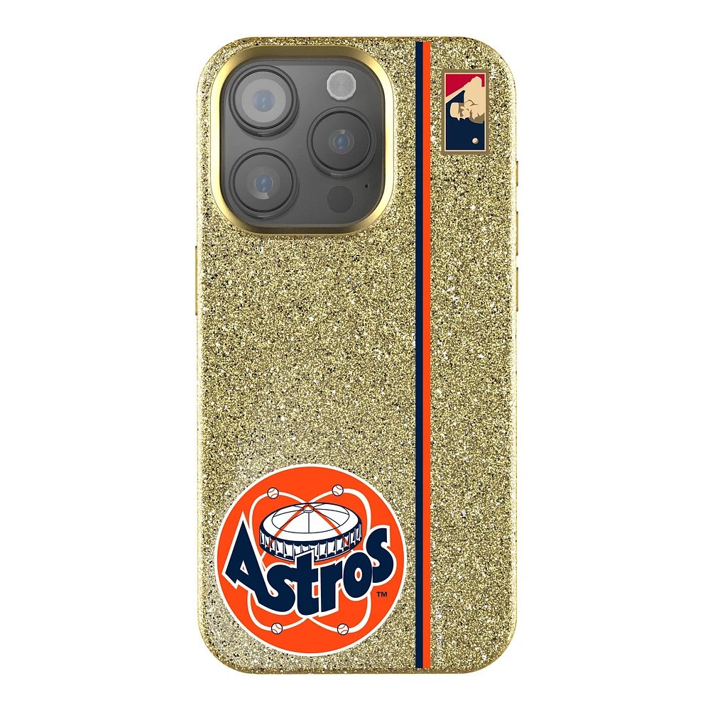 Keyscaper Gold Houston Astros iPhone Bling Case