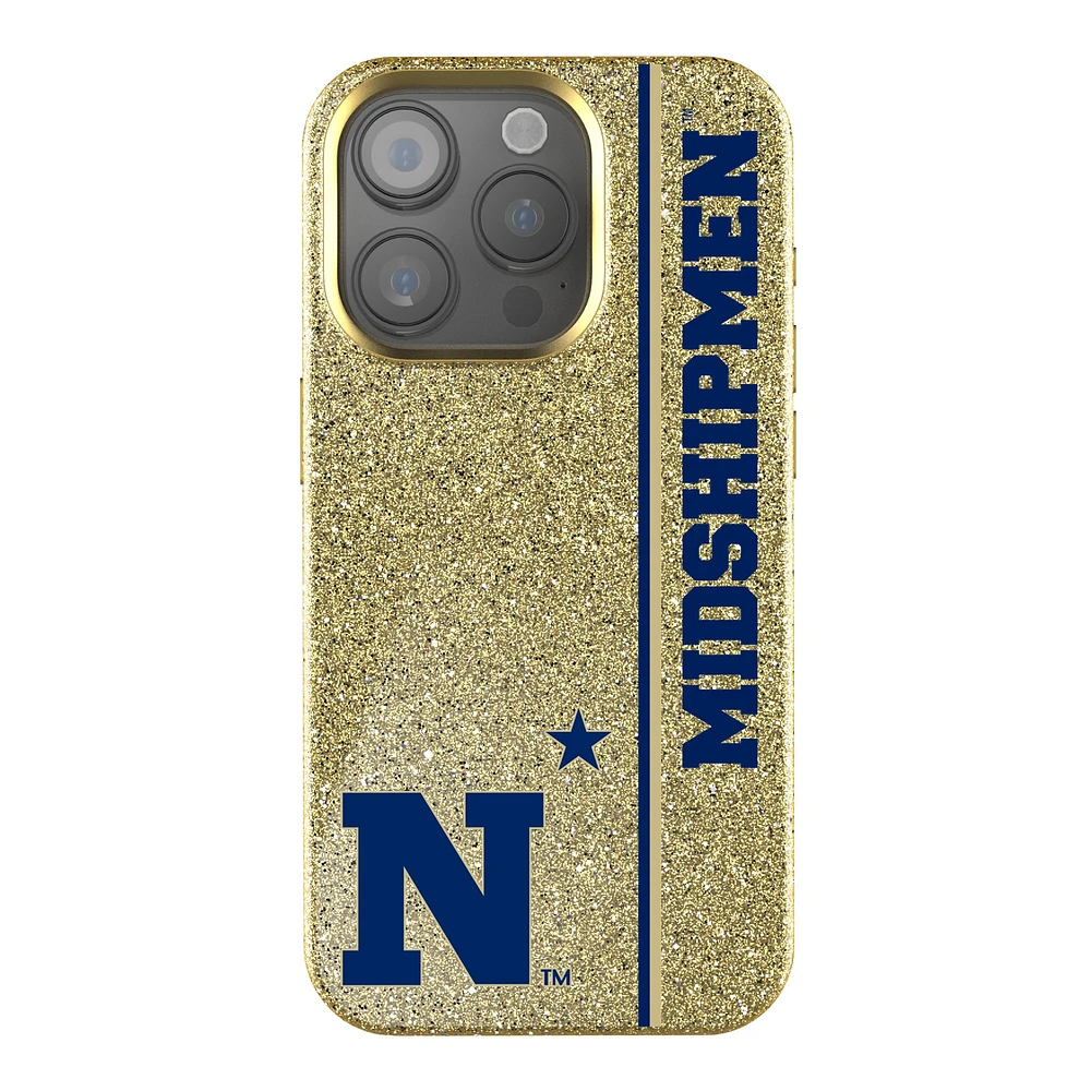 Keyscaper Gold Navy Midshipmen iPhone Bling Case