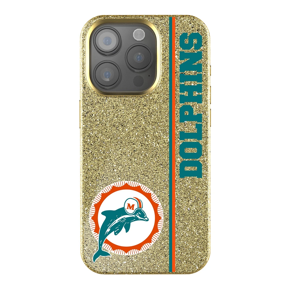 Keyscaper Miami Dolphins Throwback Logo iPhone Bling Case