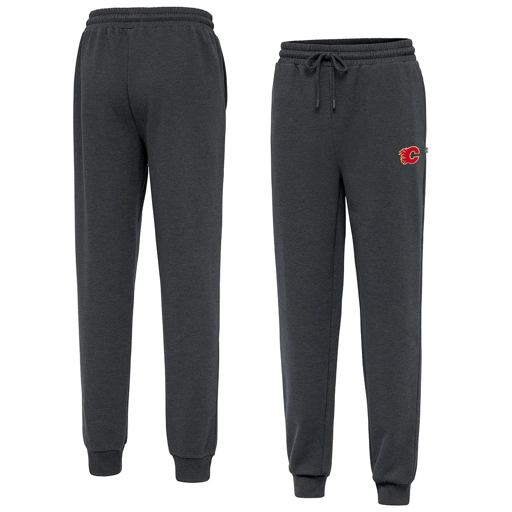 Men's Antigua Heather Charcoal Calgary Flames Idol Jogger Pants