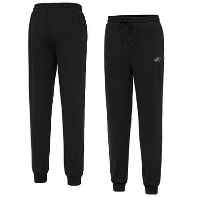 Men's Antigua Black Columbus Blue Jackets Idol Jogger Pants