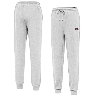 Men's Antigua Heather Gray Montreal Canadiens Idol Jogger Pants