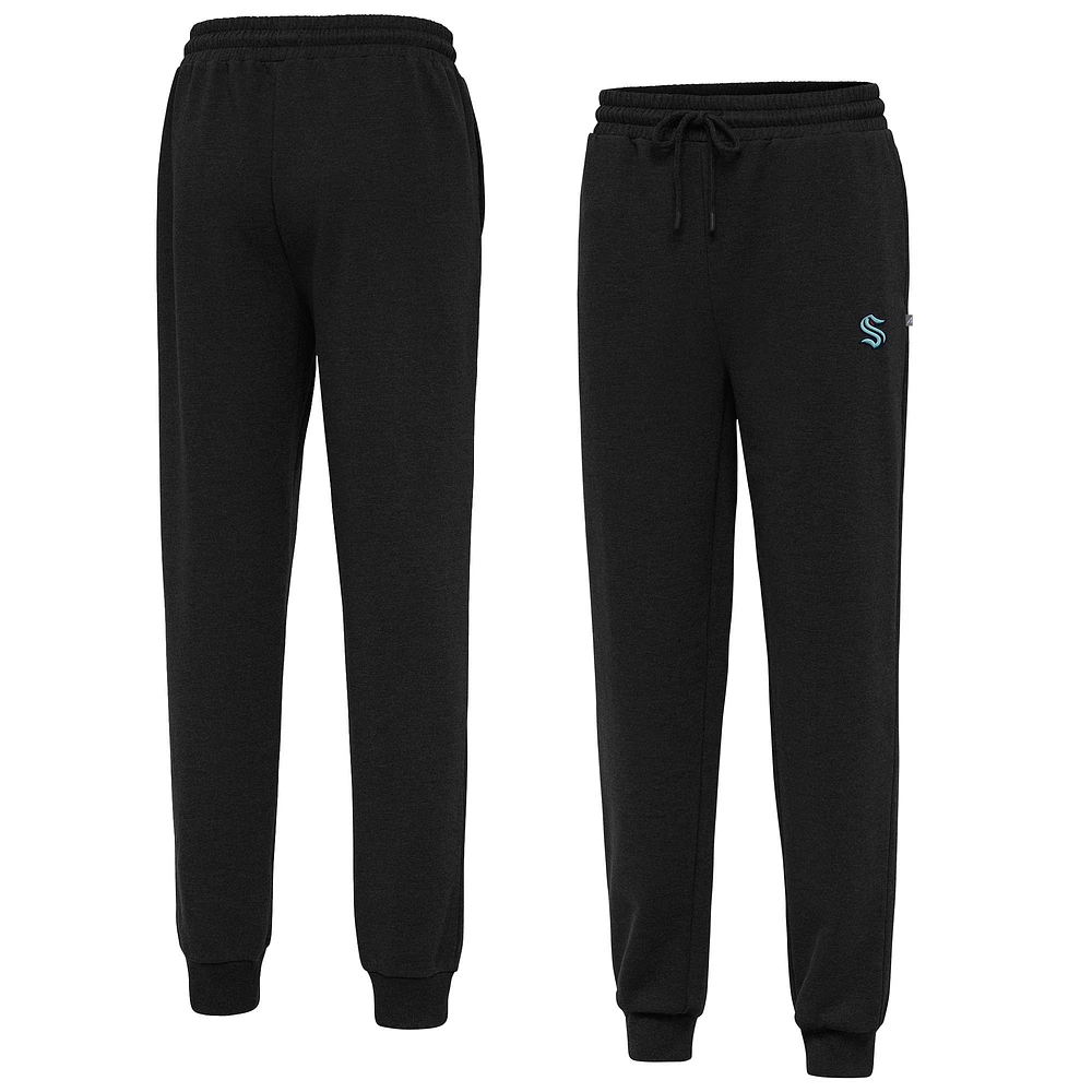 Men's Antigua Black Seattle Kraken Idol Jogger Pants